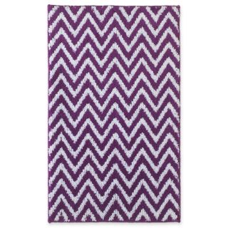 JCP Home Collection jcp home Drylon Chevron Bath Rug, White