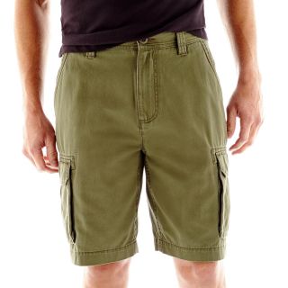 St. Johns Bay Essential Cargo Shorts, Green, Mens