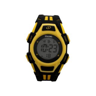 Spalding Hard Court Black and Yellow Watch, Mens