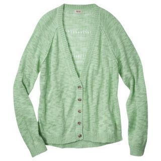 Mossimo Supply Co. Juniors Plus Size Long Sleeve Cardigan Sweater   Green 1