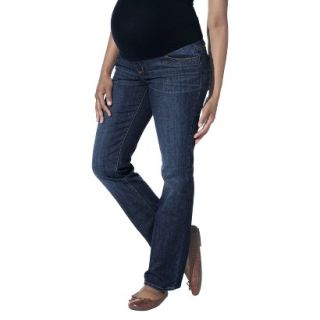 Liz Lange for Target Maternity Over the Belly Bootcut Denim Jeans   Blue Wash 10