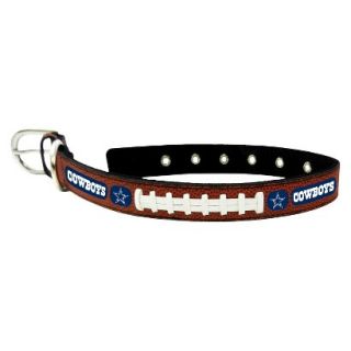Dallas Cowboys Classic Leather Large Football Collar