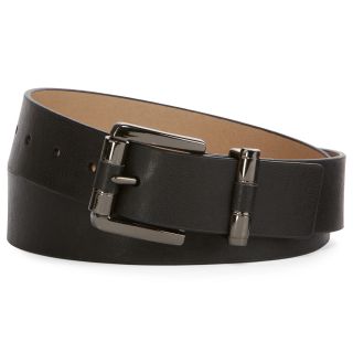 MIXIT Mixit Covered Buckle Belt, Black, Womens