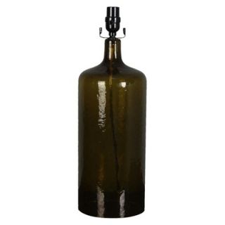 Threshold Artisan Glass Bottle Lamp Base   Green Large (Includes CFL Bulb)