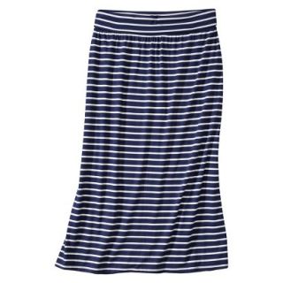 Mossimo Supply Co. Juniors Foldover Waist Maxi Skirt   Blue/White 1