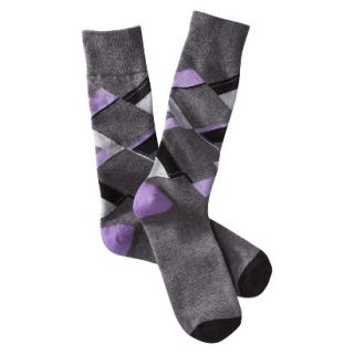Merona Mens 1pk Socks   Argyle   Assorted Colors