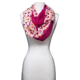 Two In One Infinity Scarves   Pink
