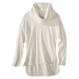 labworks Womens Dolman Sweater Cowl Top   Off White M