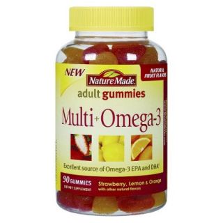 Nature Made Strawberry Lemon & Orange Multi + Omega 3 Dietary supplement for