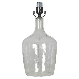 Threshold Artisan Glass Jug Lamp Base (Includes CFL Bulb) Clear M