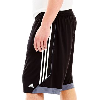 Adidas 3G Speed Shorts Big and Tall, Black/White, Mens