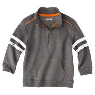 Cherokee Infant Toddler Boys Quarter Zip Sweatshirt   Charcoal 18 M