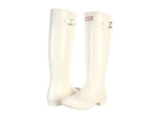 Hunter Original High Gloss Womens Rain Boots (Bone)