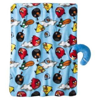Angry Birds Travel Pillow and Throw Set
