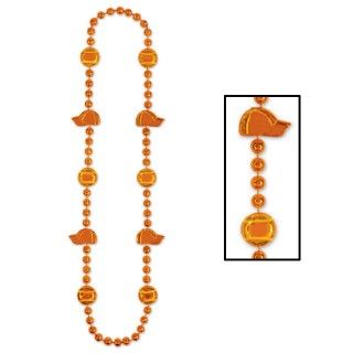 Baseball Beads   Orange