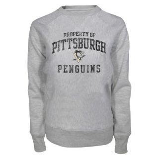 NHL Womens Penguins Sweatshirt   Ash (L)