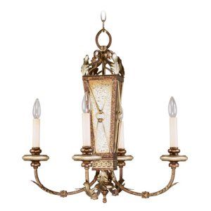 LiveX Lighting LVX 8834 64 Palacial Bronze with Gilded Accents Bristol Manor Cha