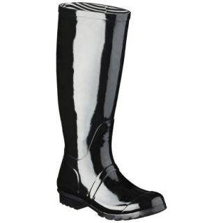 Womens Classic Knee High Rain Boot   Black 7