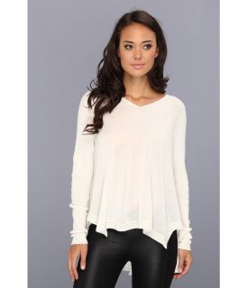 Elie Tahari Ariel Silk/Cashmere Sweater Womens Sweater (White)