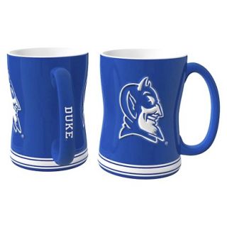 Boelter Brands NCAA 2 Pack Duke Blue Devils Sculpted Relief Style Coffee Mug  