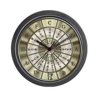  Circle of Fifths Wall Clock