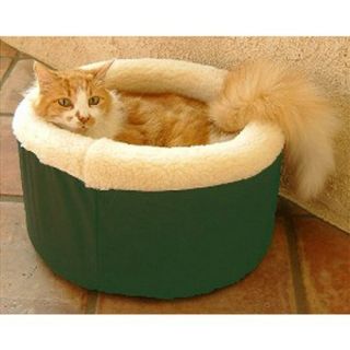 Majestic Pet Cat Cuddler Pet Bed   Green (Small)