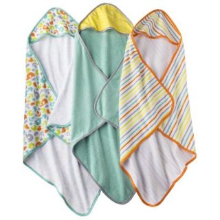 CIRCO Millstone Gray Infant 3Pk Knit Towel