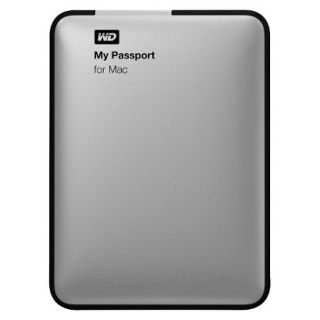 WD My Passport for Mac 1TB Portable Hard Drive   Silver (WDBGCH0010BSL nesn)