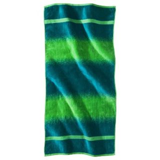 Ombre Jaquard Beach Towel   Green
