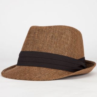 Straw Womens Fedora Brown One Size For Women 235618400