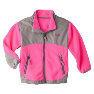 C9 by Champion Infant Toddler Girls Everyday Fleece Jacket   Pink 18 M