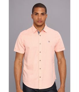 Original Penguin Heritage Fit S/S End On End Check Shirt Mens Short Sleeve Button Up (Multi)