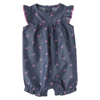 Just One YouMade by Carters Newborn Infant Girls Jumpsuit   Navy/Dark Pink 24