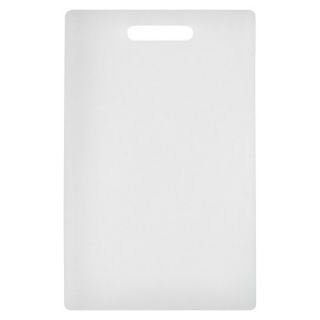 Dexas 9.5x15 NSF Polysafe Cutting Board with Handle   White