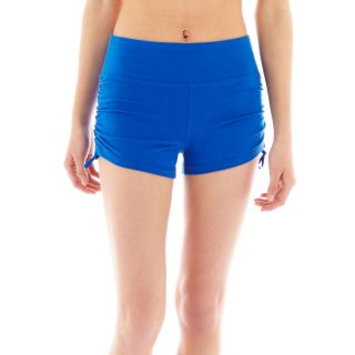 City Streets Cinched Shorts, Blue, Womens