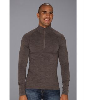 Smartwool Midweight Zip T Mens Long Sleeve Pullover (Taupe)