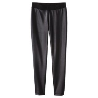 Mossimo Womens Coated Ankle Pant   Black XL