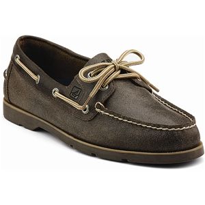 Sperry Top Sider Mens Leeward 2 Eye Salt Washed SW Brown Shoes, Size 8 M   10770933