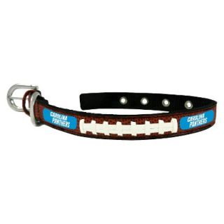 Carolina Panthers Classic Leather Medium Football Collar