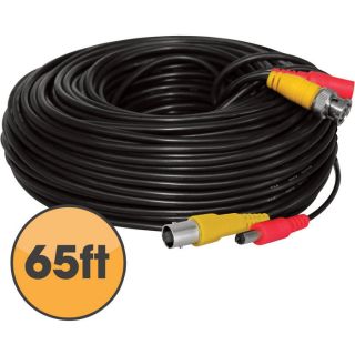 Defender Security Camera Cable   65 Ft. L, UL/FT4 Rated, Model 21008