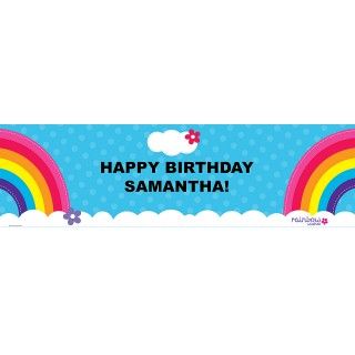 Rainbow Wishes Personalized Banner