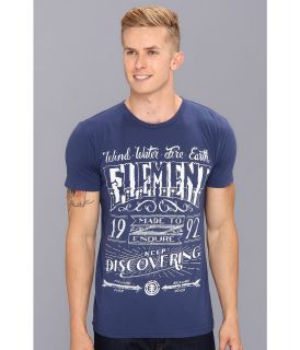 Element Chalk S/S Tee Mens T Shirt (Navy)