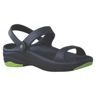 Boys USA Dawgs Premium Slide Sandals   Navy/Lime Green 12