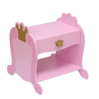 Kids Accent Table Kidkraft Princess Toddler Table Shelf   Pink/Purple
