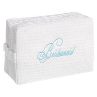 Bridesmaid Cosmetic Bag   White