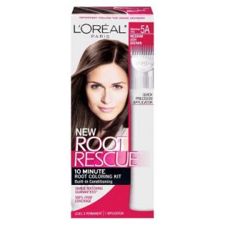 LOr�al Root Rescue Hair Color Kit   Medium Ash Brown (5A)