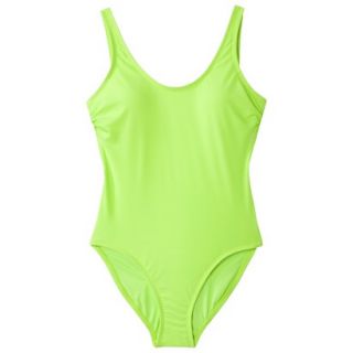 Xhilaration Juniors 1 Piece Swimsuit  Key Lime L