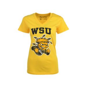 Wichita State Shockers NCAA Womens Fango Melange Crew T Shirt