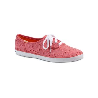 Keds Eyelet Sneakers, Coral, Womens