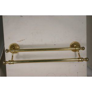 Allied Brass MC 72 18 ABR Antique Brass Monte Carlo 18 Inch Double Towel Bar